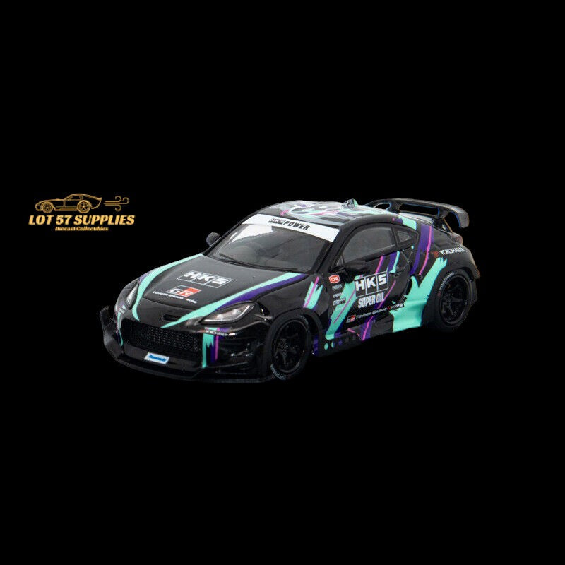 Fuji Toyota GR86 Rocket Bunny Pandem in HKS Livery 1:64 (ONLINE ORDER ONLY)