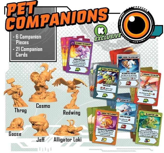 Marvel United: Pet Companions - Kickstarter Exclusive (ONLINE ORDER ONLY)