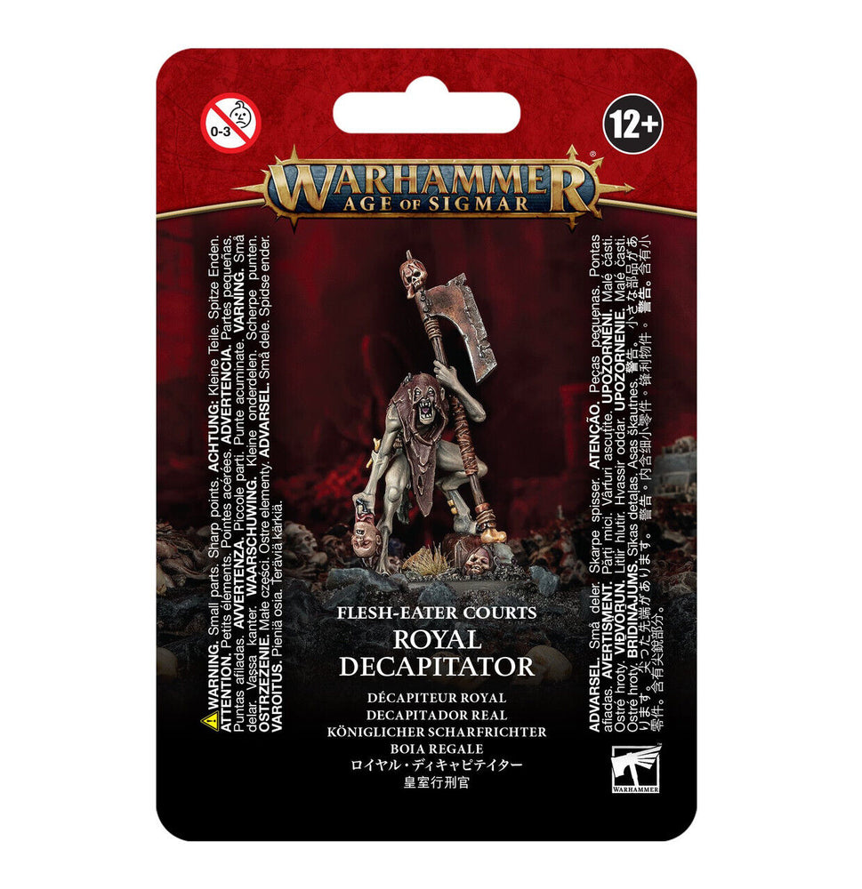 Age of Sigmar: Royal Decapitator - Flesh Eater Courts Character (ONLINE ORDER ONLY)
