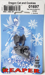 Reaper Miniatures Holiday: Dragon Cat and Cookies (ONLINE ORDER ONLY)