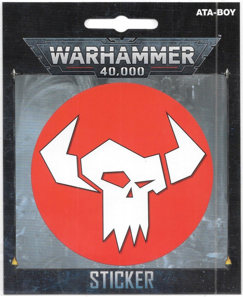 Warhammer 40K: Orks Sticker (ONLINE ORDER ONLY)