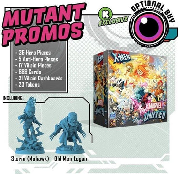Marvel United: X-Men Kickstarter Exclusive Mutant Promos Box - 2024 Edition (ONLINE ORDER ONLY)