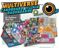 Marvel United: Multiverse Carboard Villain Dashboards - Kickstarter Exclusive (ONLINE ORDER ONLY)