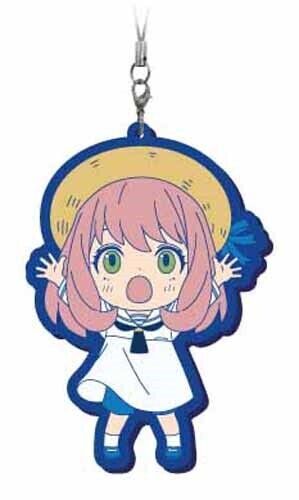 Spy X Family Anya White Dress Deformed Rubber Strap Phone Strap (Series 8)