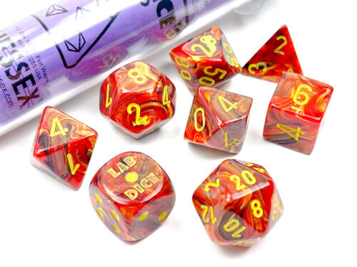 CHESSEX: POLYHEDRAL LAB DICE DICE SETS (Online Order Only)