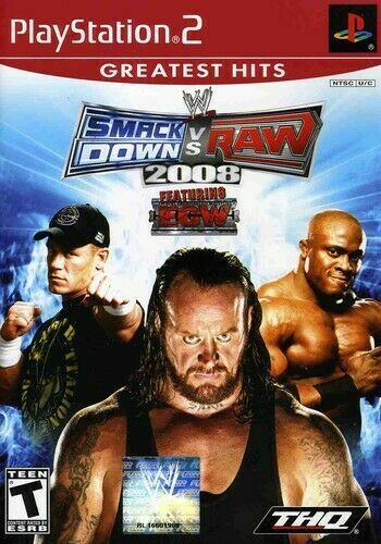 WWE Smackdown vs. Raw 2008 (Greatest Hits) (Playstation 2) (Online Order Only)