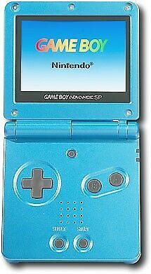 Surf Blue Gameboy Advance SP (Gameboy Advance) (ONLINE ORDER ONLY)