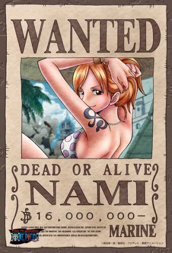 One Piece Nami Wanted Poster Puzzle 150 Pieces  (Japan Import)