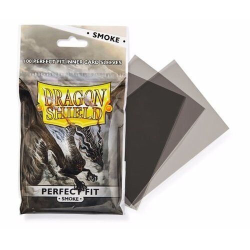 Dragon Shield: Standard Size 100ct Inner Sleeves - Perfect Fit (Smoke 'Fuligo') (Online Order Only)
