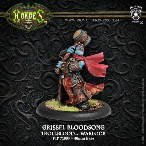 Hordes: Trollbloods Grissel Bloodsong Trollblood Warlock (ONLINE ORDER ONLY)