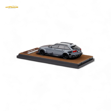 (Pre-Order) Qidian Model Audi RS6 Avant (C7) Crock Station wagon DTM Wide-Body Modified - Cement Grey 1/64 (ONLINE ORDER ONLY)
