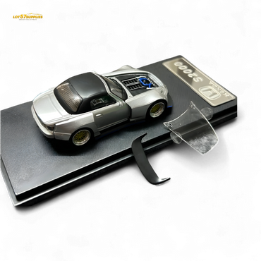 (Pre-Order) Rhino Model RM 1:64 Honda S2000 Wide-Body Roadster Silver (ONLINE ORDER ONLY)
