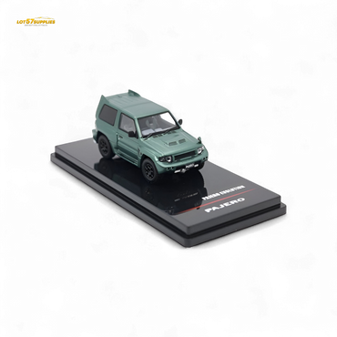 Inno64 MITSUBISHI PAJERO EVOLUTION Satin Green 1:64 (ONLINE ORDER ONLY)