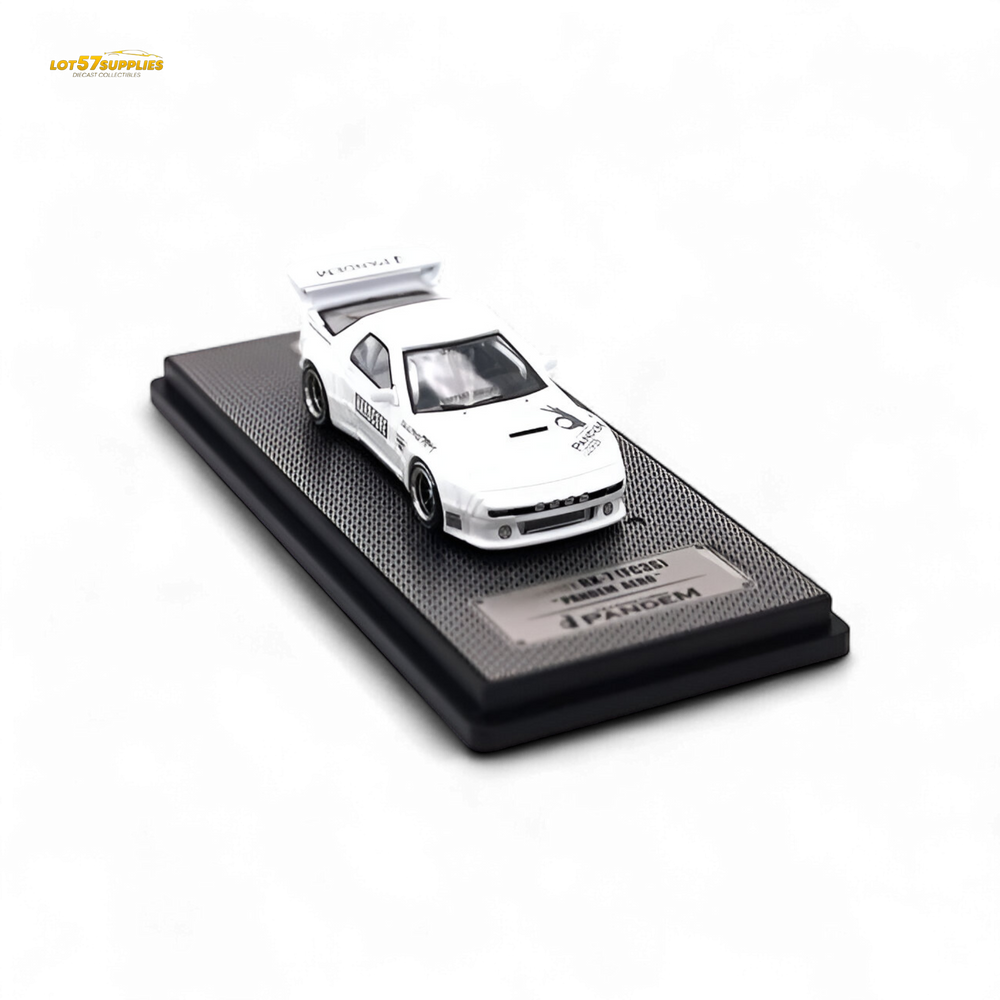 Inno64 MAZDA RX7 (FC3S) "PANDEM AERO" Hardcore Widebody Kit White 1:64 (ONLINE ORDER ONLY)