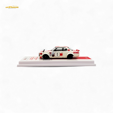 Inno64 NISSAN SKYLINE 2000 GT-R KPGC10 #1 Takahashi Kunimitsu Fuji Masters 250Km 1971 1:64 (ONLINE ORDER ONLY)