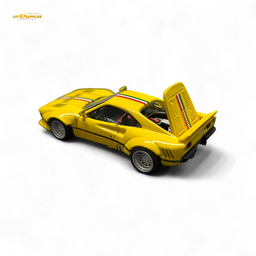 Hone Model 64 288GTO Wide-Body - Latte Art Yellow 1/64 (ONLINE ORDER ONLY)