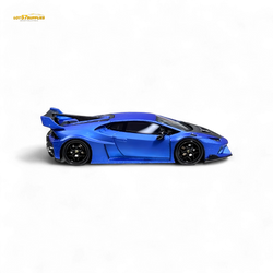 Flame Huracan LP610-4 LWBK WideBody Resin - MATTE BLUE LBWK 1:64 (ONLINE ORDER ONLY)