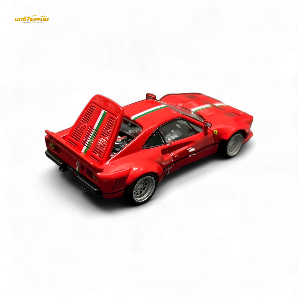 Hone Model 64 288GTO Wide-Body - Latte Art Red 1:64 (ONLINE ORDER ONLY)