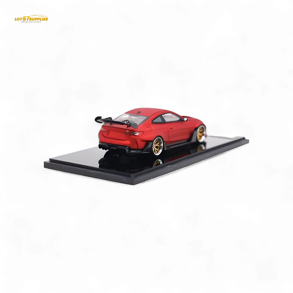 Street Weapon SW BMW G82 M4 Wide-Body - Red 1:64 (ONLINE ORDER ONLY)