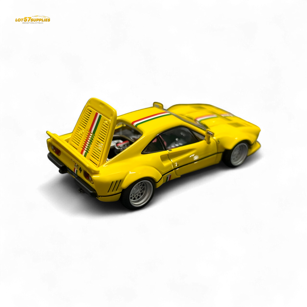 Hone Model 64 288GTO Wide-Body - Latte Art Yellow 1/64 (ONLINE ORDER ONLY)