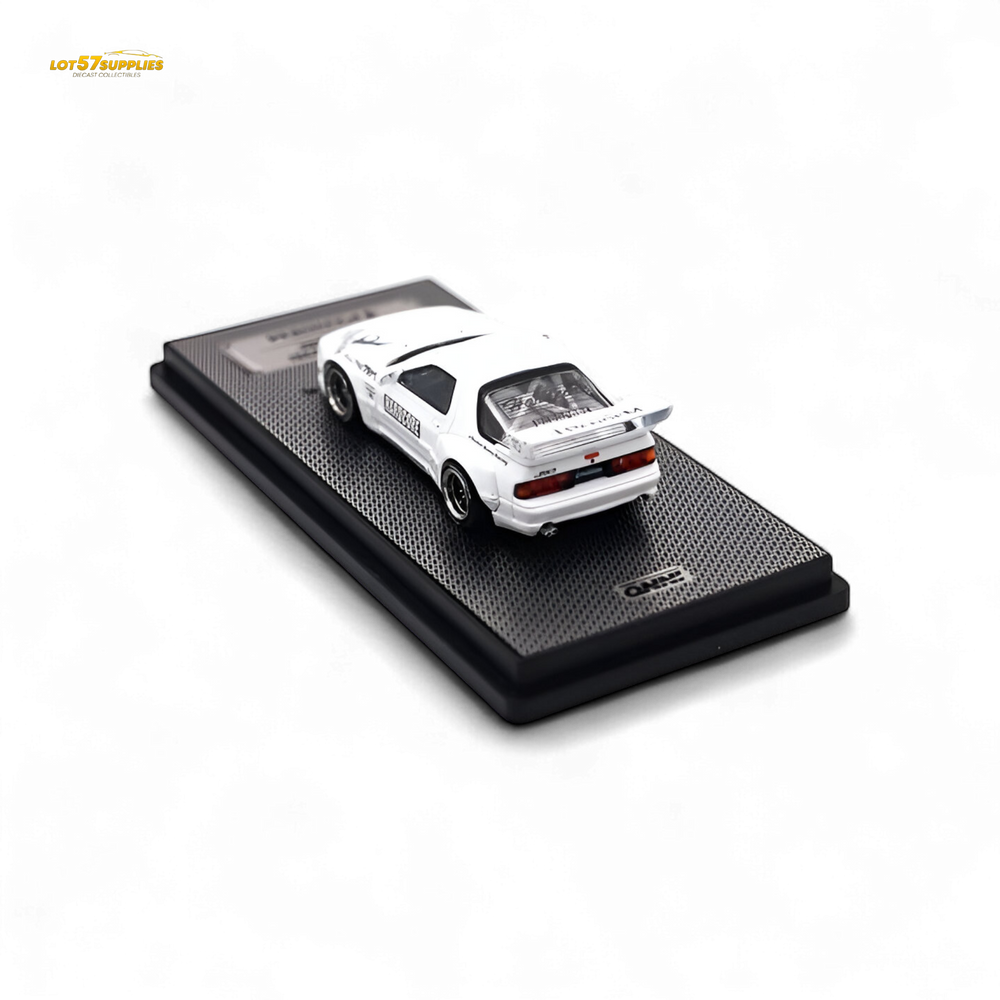 Inno64 MAZDA RX7 (FC3S) "PANDEM AERO" Hardcore Widebody Kit White 1:64 (ONLINE ORDER ONLY)