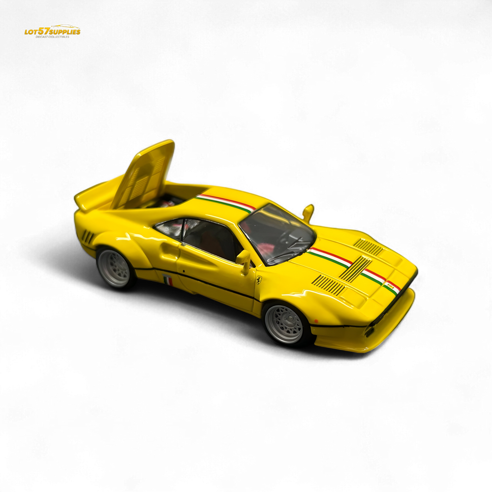 Hone Model 64 288GTO Wide-Body - Latte Art Yellow 1/64 (ONLINE ORDER ONLY)