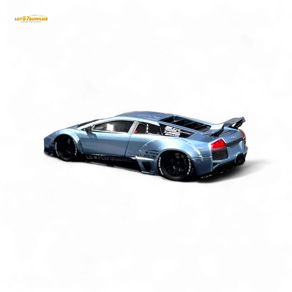 Error404 Lamborghini Murcielago LBWK - Ice Blue Low Tail 1:64 (ONLINE ORDER ONLY)