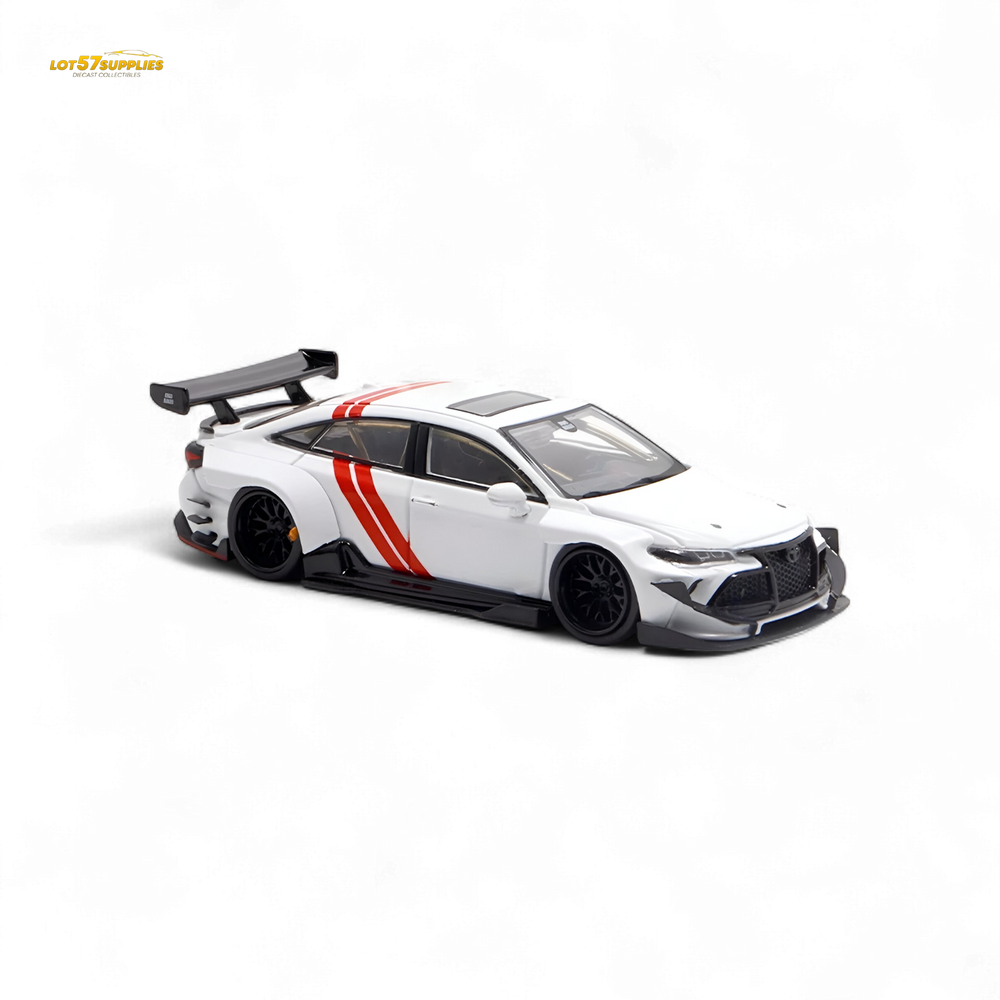 (Pre-Order) LMF Toyota Avalon Modified Concept - White Livery 1:64 (Online Order Only)