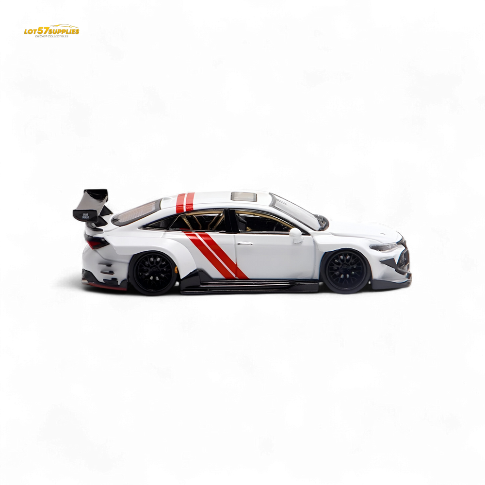 (Pre-Order) LMF Toyota Avalon Modified Concept - White Livery 1:64 (Online Order Only)