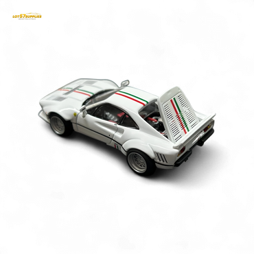 Hone Model 64 288GTO Wide-Body - Latte Art White 1:64 (ONLINE ORDER ONLY)