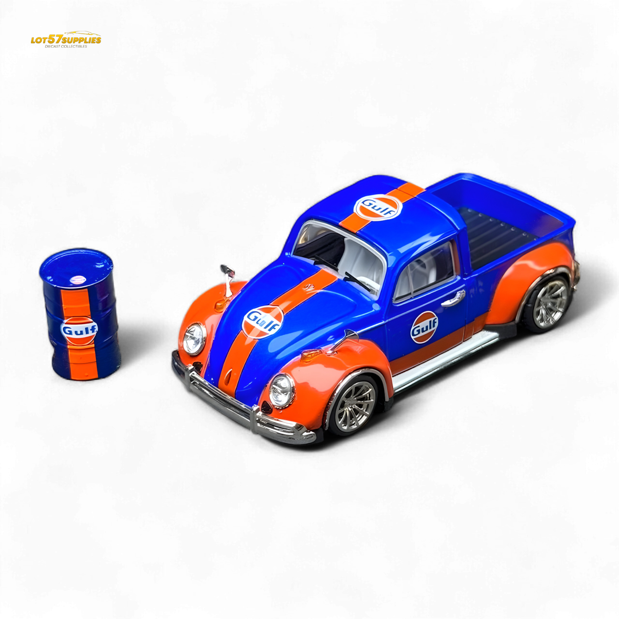 (Pre-Order) Liberty 64 Beetle Pickup - G U L F Livery 1:64 (Online Order Only)