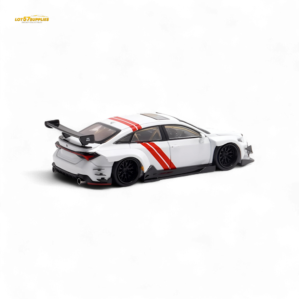 (Pre-Order) LMF Toyota Avalon Modified Concept - White Livery 1:64 (Online Order Only)