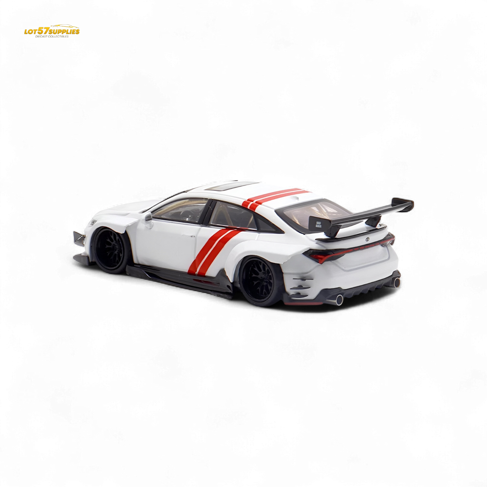 (Pre-Order) LMF Toyota Avalon Modified Concept - White Livery 1:64 (Online Order Only)