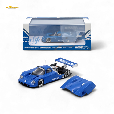 Inno64 Nissan R89C World Sports Car Blue Championship 1989 Works Prototype 1:64 (ONLINE ORDER ONLY)