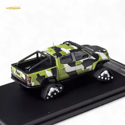 GCD Toyota Tacoma Snow Version Green Camo 1:64