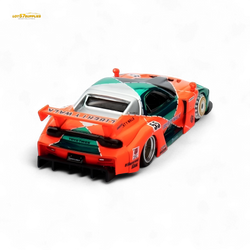 Inno64 CHASE Mazda RX-7 LBWK FD3S Orange/Green MDX 24' 1:64 (ONLINE ORDER ONLY)