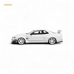 Error404 Model Nissan Skyline GT-R (R34) Custom Solid White 1:64 (ONLINE ORDER ONLY)