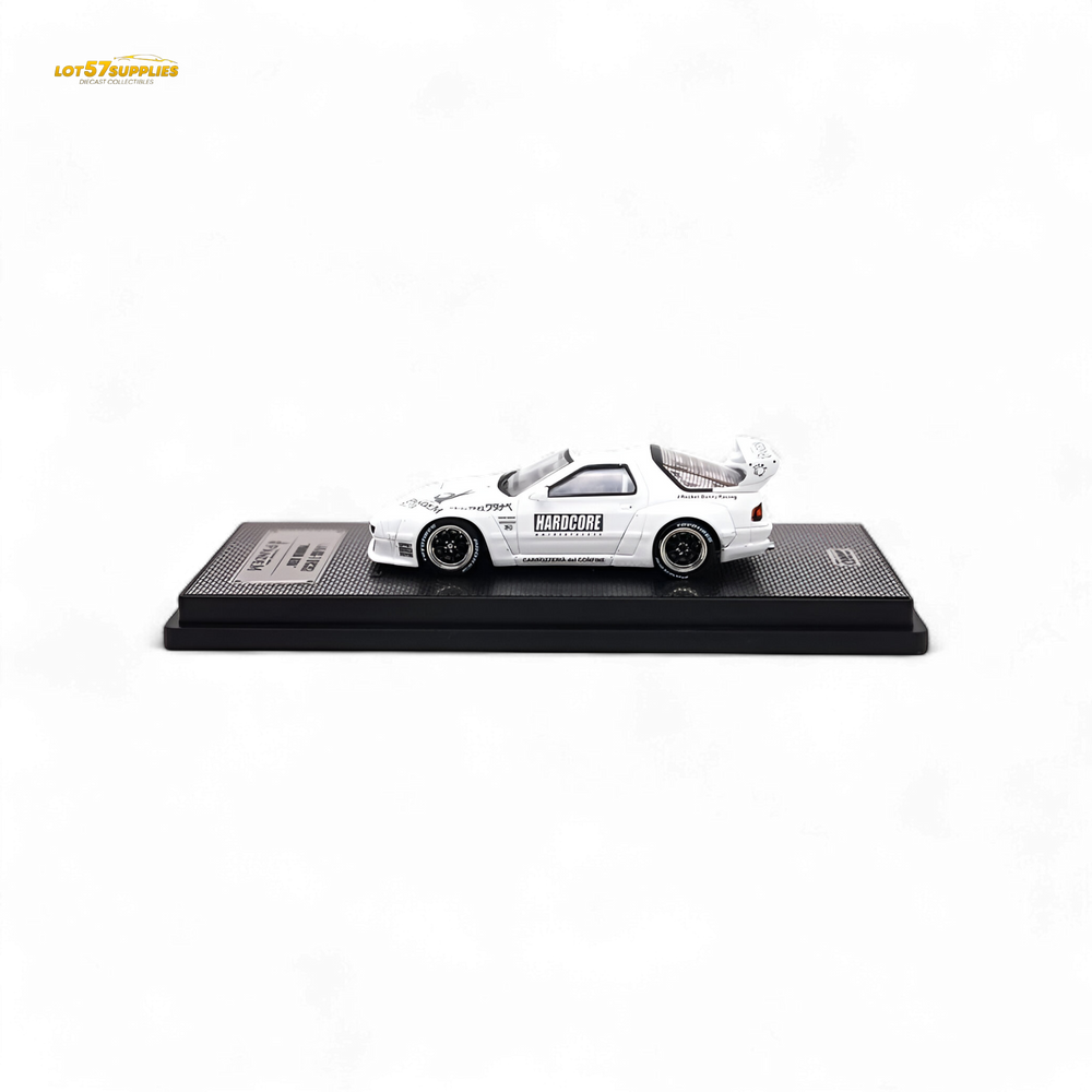 Inno64 MAZDA RX7 (FC3S) "PANDEM AERO" Hardcore Widebody Kit White 1:64 (ONLINE ORDER ONLY)