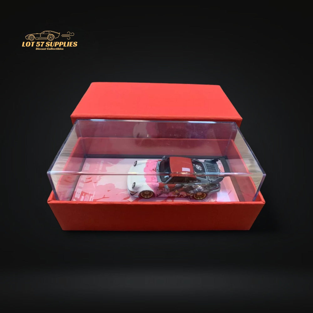 King Model Porsche RWB964 Akiba Mecha livery #96 Gold Rims 1:64 Limited to 499 Pcs (ONLINE ORDER ONLY)