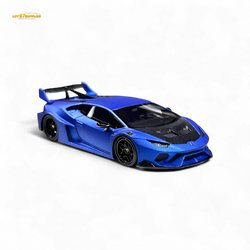 Flame Huracan LP610-4 LWBK WideBody Resin - MATTE BLUE LBWK 1:64 (ONLINE ORDER ONLY)