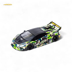 Flame Huracan LP610-4 LWBK WideBody Resin - CAMOUFLAGE 1:64 (ONLINE ORDER ONLY)