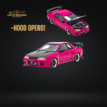 Focal Horizon Skyline GT-R R32 Top Secret Pink 1:64 (ONLINE ORDER ONLY)