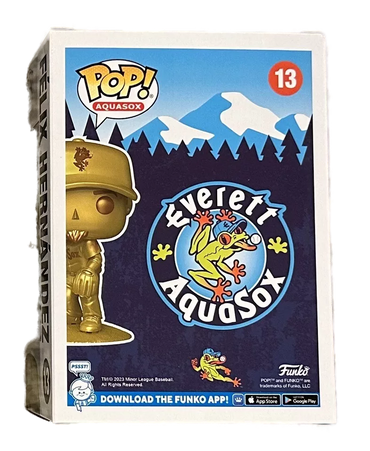 Funko Pop 13 Felix Hernandez Everett Aquasox Field Exclusive Gold LE /2500 (ONLINE ORDER ONLY)