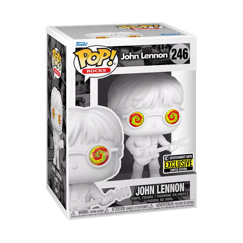 Funko POP! Rocks - John Lennon with Psychedelic Shades Vinyl Figure Entertainment Earth Exclusive (ONLINE ORDER ONLY)