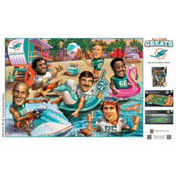 Miami Dolphins - All Time Greats 500 Piece Jigsaw Puzzle (ONLINE ORDER ONLY)