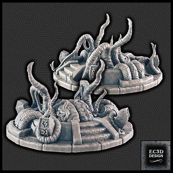 3D Printed EC3D Designs Terrain Set A Den of Alien Evil 28 32mm D&D (Online Only)