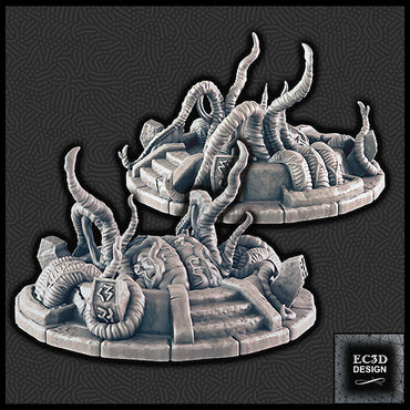 3D Printed EC3D Designs Terrain Set A Den of Alien Evil 28 32mm D&D (Online Only)