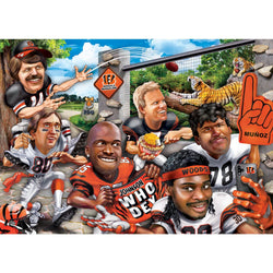 Cincinnati Bengals - All Time Greats 500 Piece Jigsaw Puzzle (ONLINE ORDER ONLY)