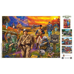 Hometown Heroes - History of the American Soldier 1000 Piece Jigsaw Puzzle (ONLINE ORDER ONLY)