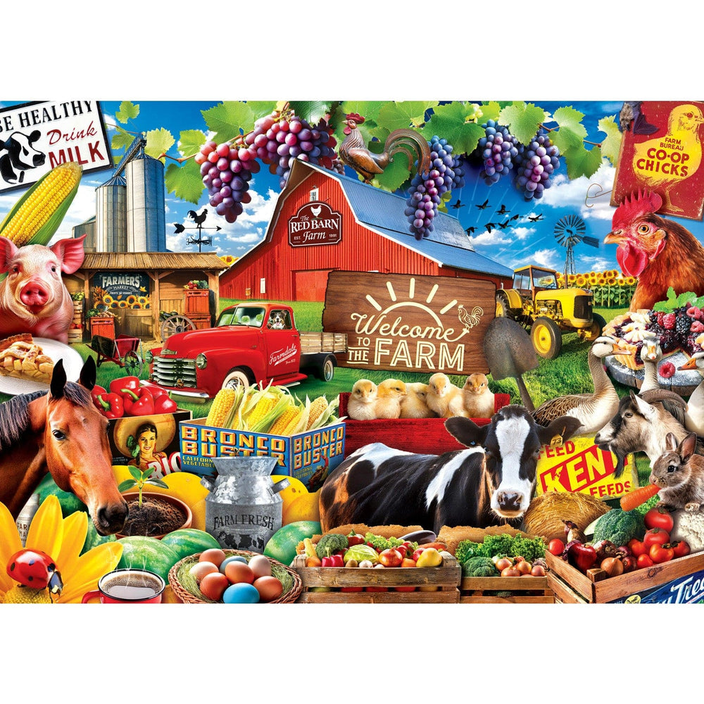 Greetings From the Farm - 500 Piece Jigsaw Puzzle
